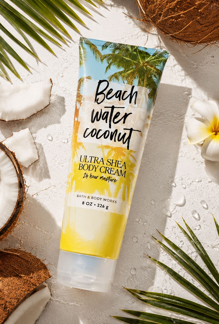 کرم بدن Beach Water Coconut